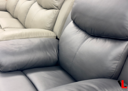 Aveon 83" Pillow Top Arm Reclining Sofa in Leather Match - Available in 2 Colours - www.Shopthatapp.com