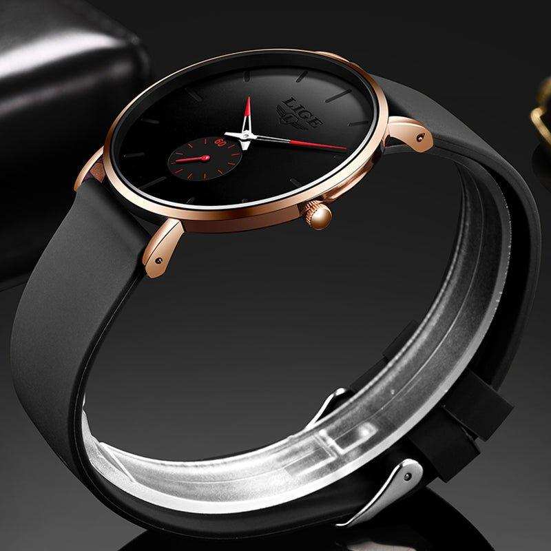 LIGE Men's Classic Quartz Watch | Ultra-thin | Waterproof 3ATM and scratch resistance surface | TUTT Exclusive - www.Shopthatapp.com
