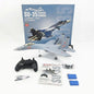 Avion de chasse télécommandé COOLBANK QF009 4 canaux Su-35/J-16 : sans balais, 2,4 G, longue durée de vol 