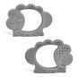 Grey Silicone Sheep Teether