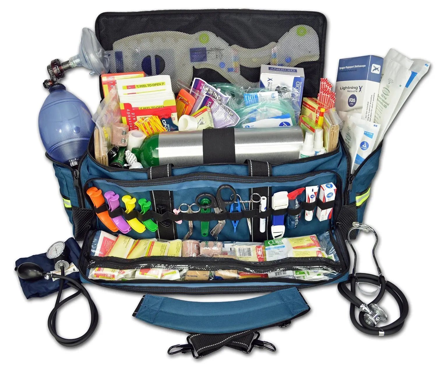 Lightning X Oxygen Trauma Medic First Responder Bag - Stocked - www.Shopthatapp.com