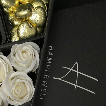 Lindt Lindor & Yankee Candle Signature Chocolate Bouquet With Ivory Roses - www.Shopthatapp.com