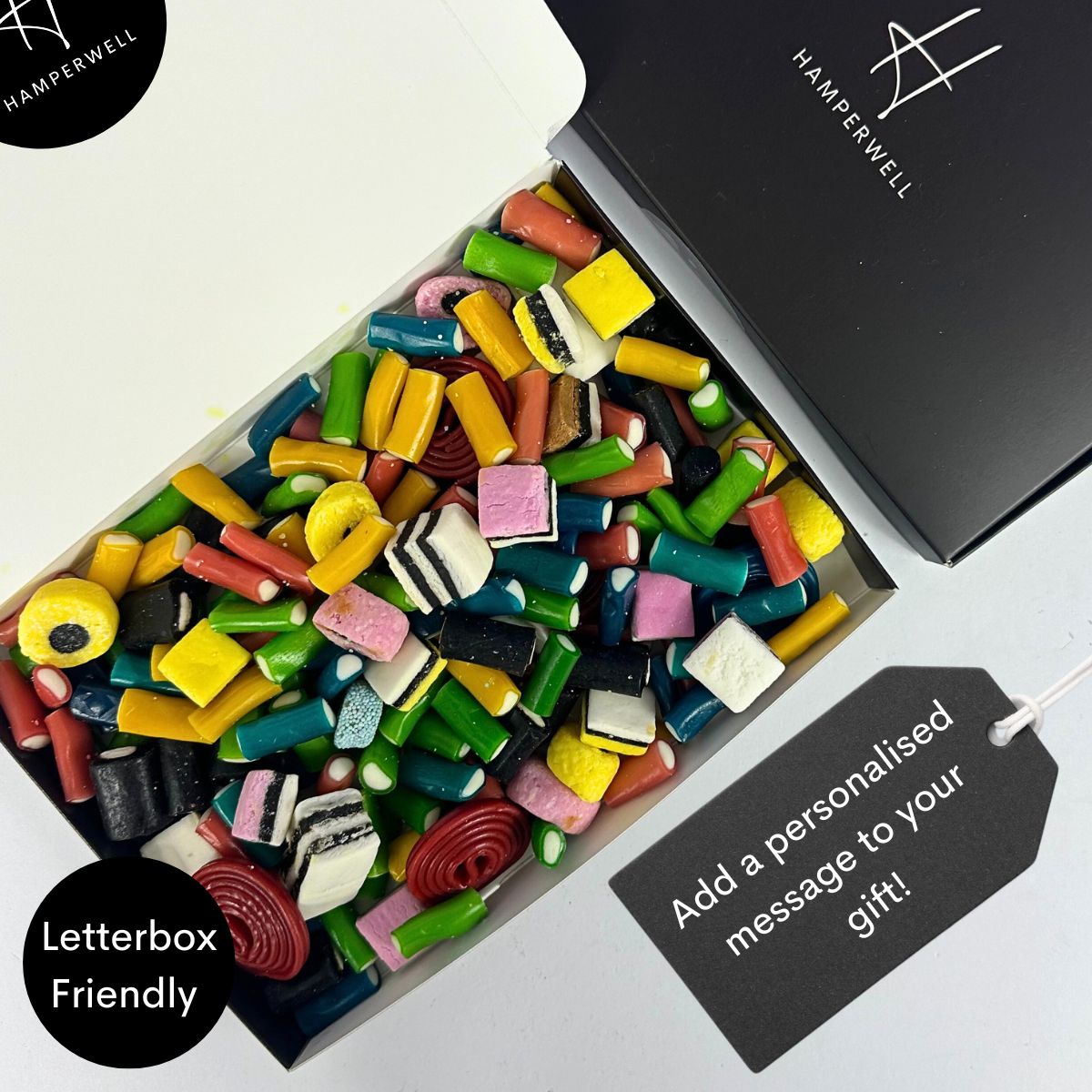 Liquorice Sweets Letterbox Gift Hamper-Food and beverage-www.Shopthatapp.com-HamperWell