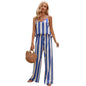 Loose Homewear Striped Small Sling Trousers Woven Suit Women - www.Shopthatapp.com