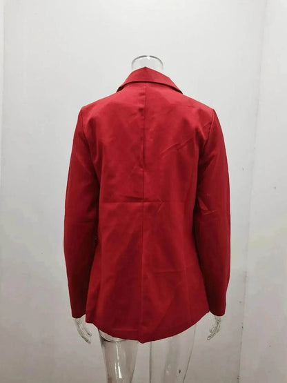 Loose Long-sleeved Knitted Solid Color Sweater - www.Shopthatapp.com