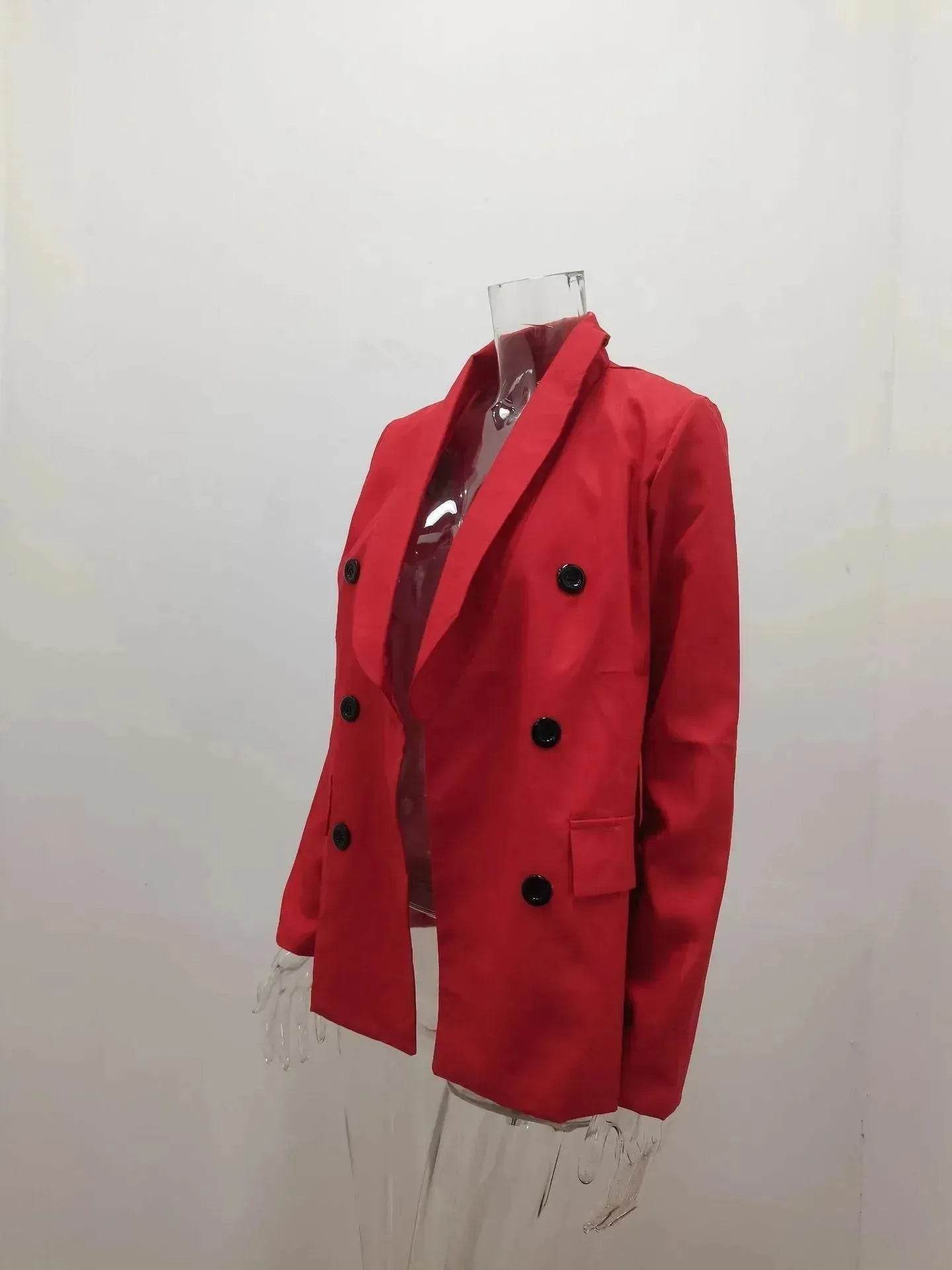 Loose Long-sleeved Knitted Solid Color Sweater - www.Shopthatapp.com