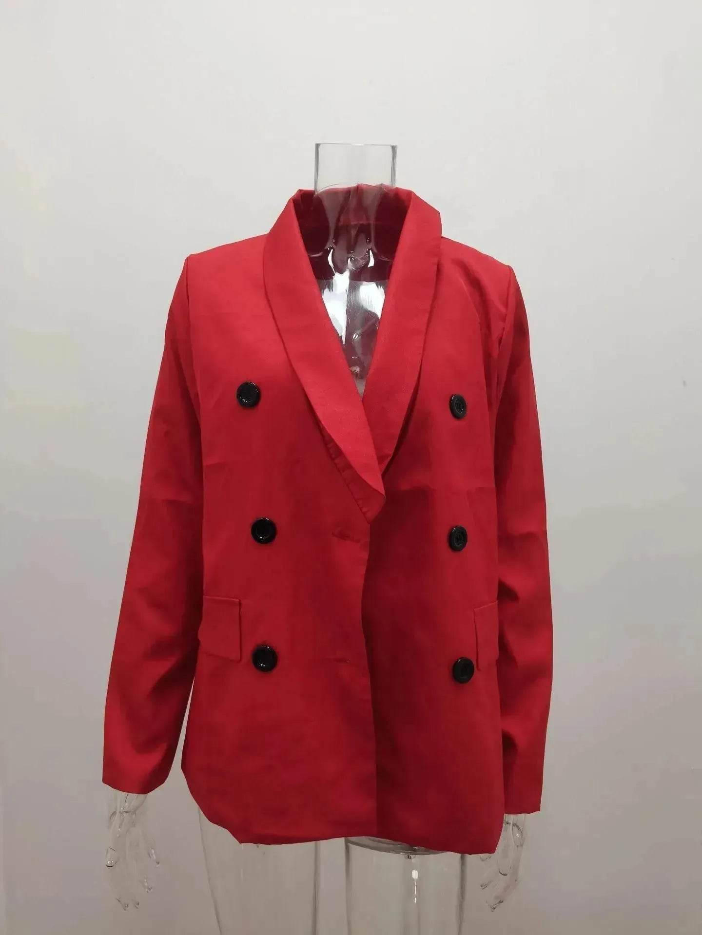 Loose Long-sleeved Knitted Solid Color Sweater - www.Shopthatapp.com