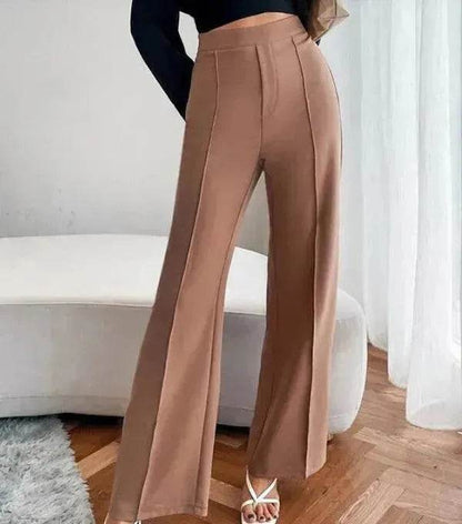 Loose Straight Pants Women High Waist Casual Trousers - www.Shopthatapp.com