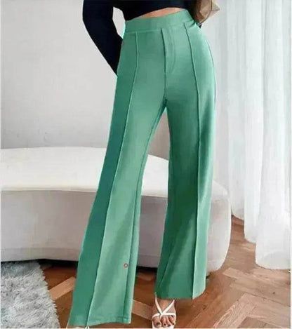 Loose Straight Pants Women High Waist Casual Trousers - www.Shopthatapp.com