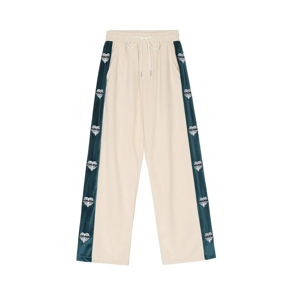 Love Embroidery Stitching Casual Suit Men - www.Shopthatapp.com