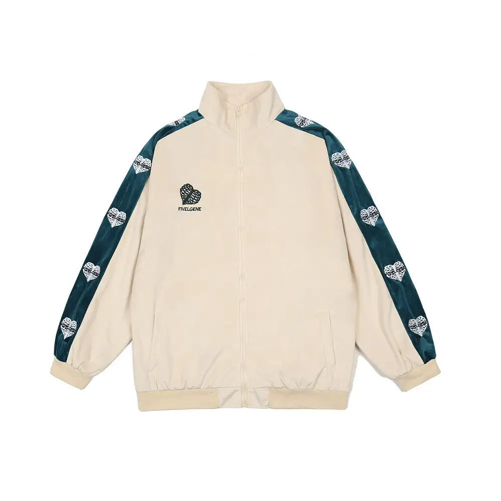 Love Embroidery Stitching Casual Suit Men - www.Shopthatapp.com