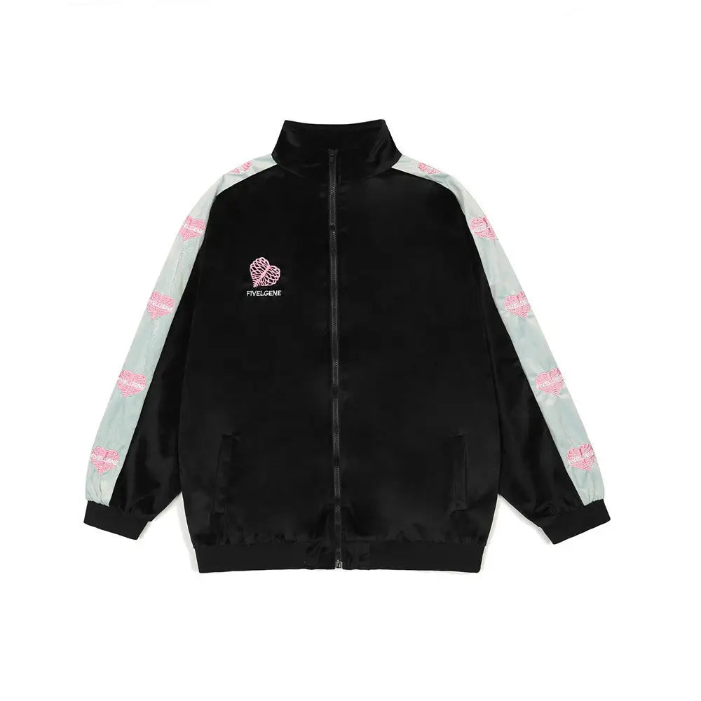 Love Embroidery Stitching Casual Suit Men - www.Shopthatapp.com