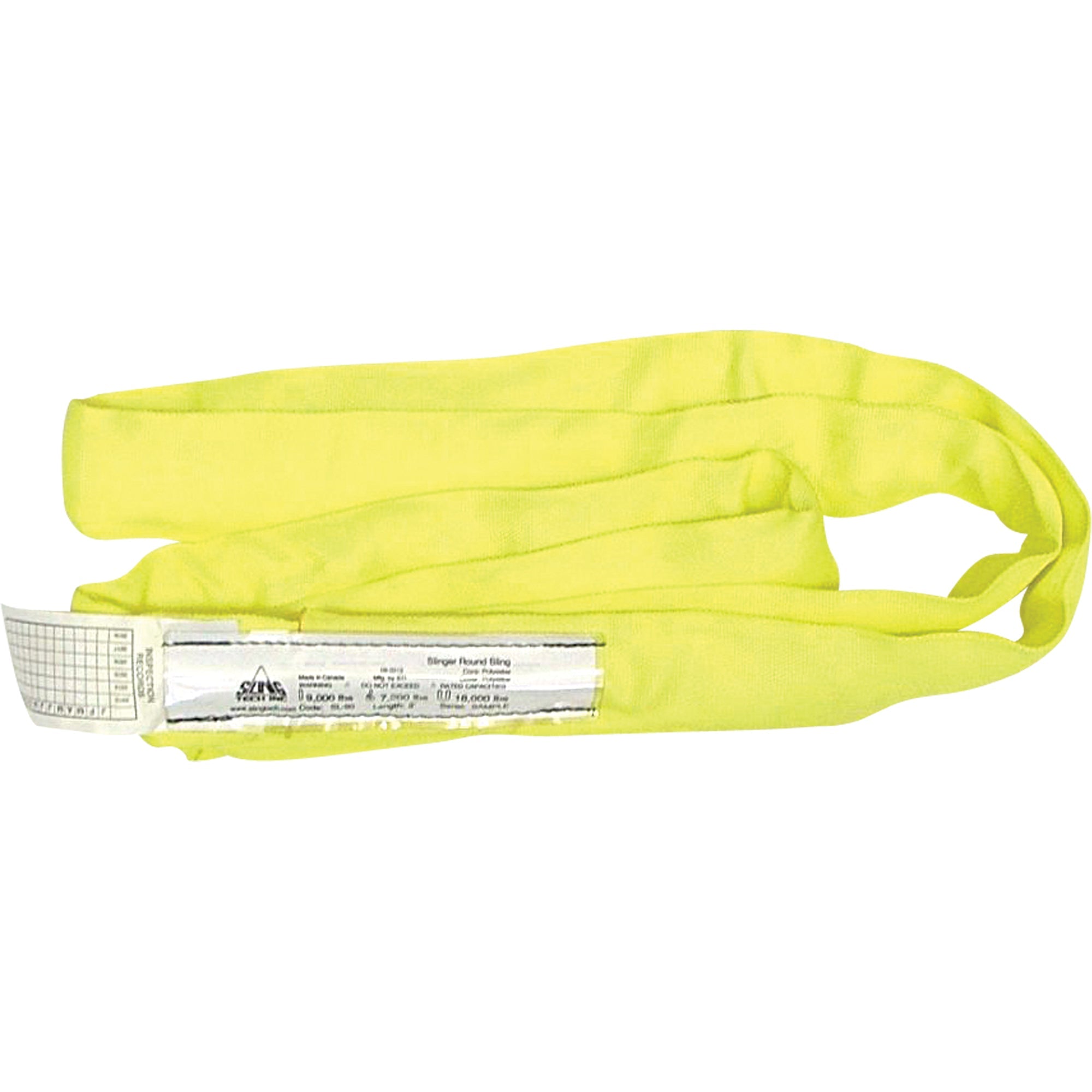 Round Slings, Yellow, 2