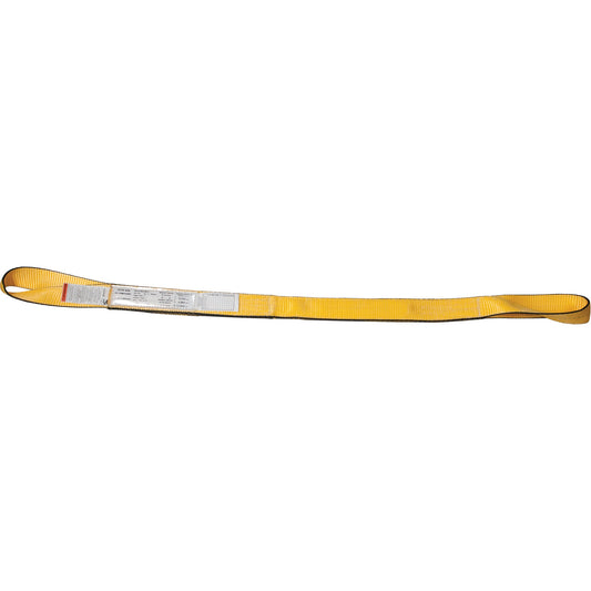 Polyester Slings, Single Ply, Twisted Eye, Type 4, 1" W x 6' L, 1600 lbs. Vertical Cap. - www.Shopthatapp.com