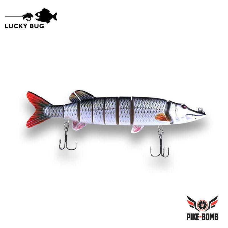 Lucky Bug 5" Pike Bomb Lures - www.Shopthatapp.com