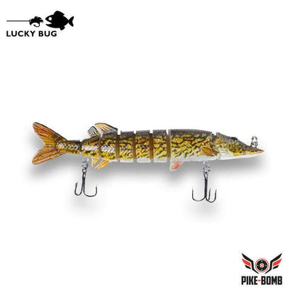 Lucky Bug 5" Pike Bomb Lures - www.Shopthatapp.com