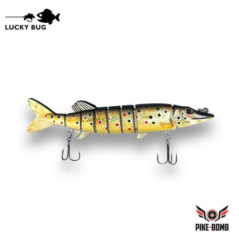 Lucky Bug 5" Pike Bomb Lures - www.Shopthatapp.com