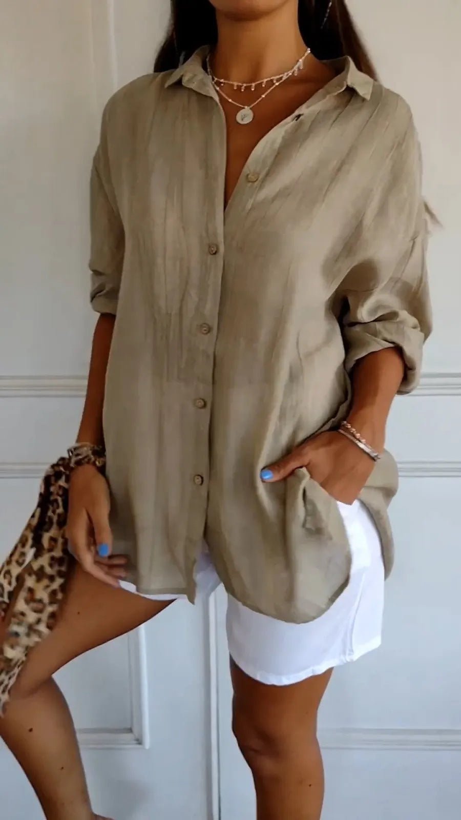 Chemise à manches longues Lupita