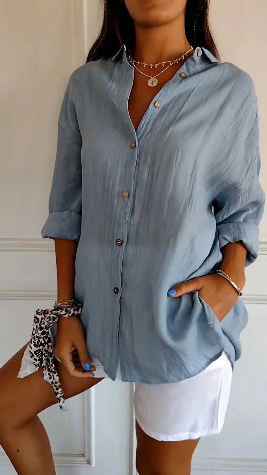 Chemise à manches longues Lupita
