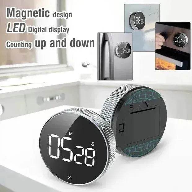 Magnetic Tire Round Timer For Baking Kitchen - www.Shopthatapp.com