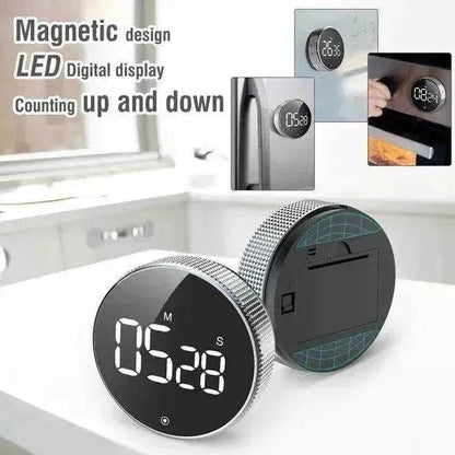 Magnetic Tire Round Timer For Baking Kitchen - www.Shopthatapp.com