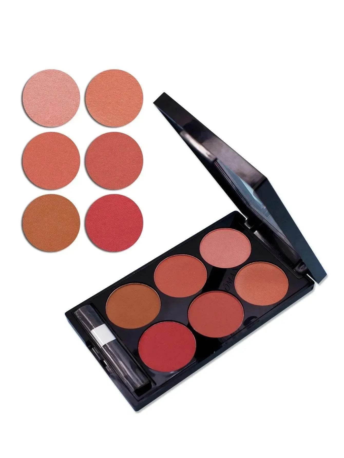Make-up Multi-color Boutique Domestic Product Six-color Blush Repair Makeup - www.Shopthatapp.com