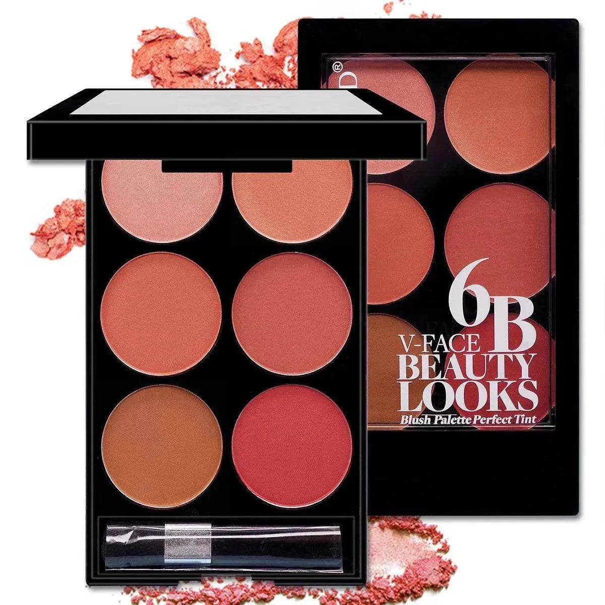 Make-up Multi-color Boutique Domestic Product Six-color Blush Repair Makeup - www.Shopthatapp.com