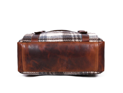 Manchester Leather & Tweed Backpack - www.Shopthatapp.com