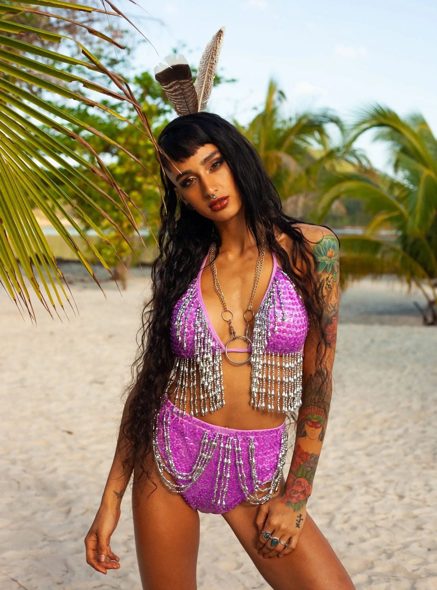 Mandy lilac bikini Set