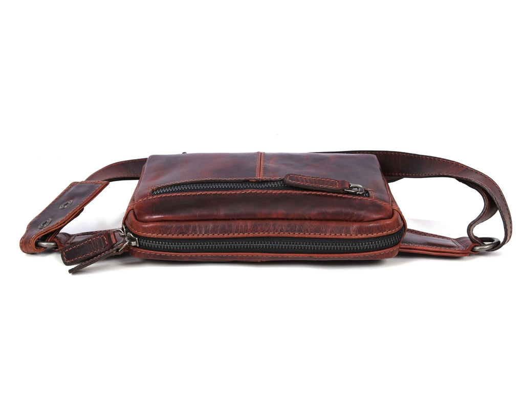 Manhattan - Leather Crossbody Fanny Bag - www.Shopthatapp.com