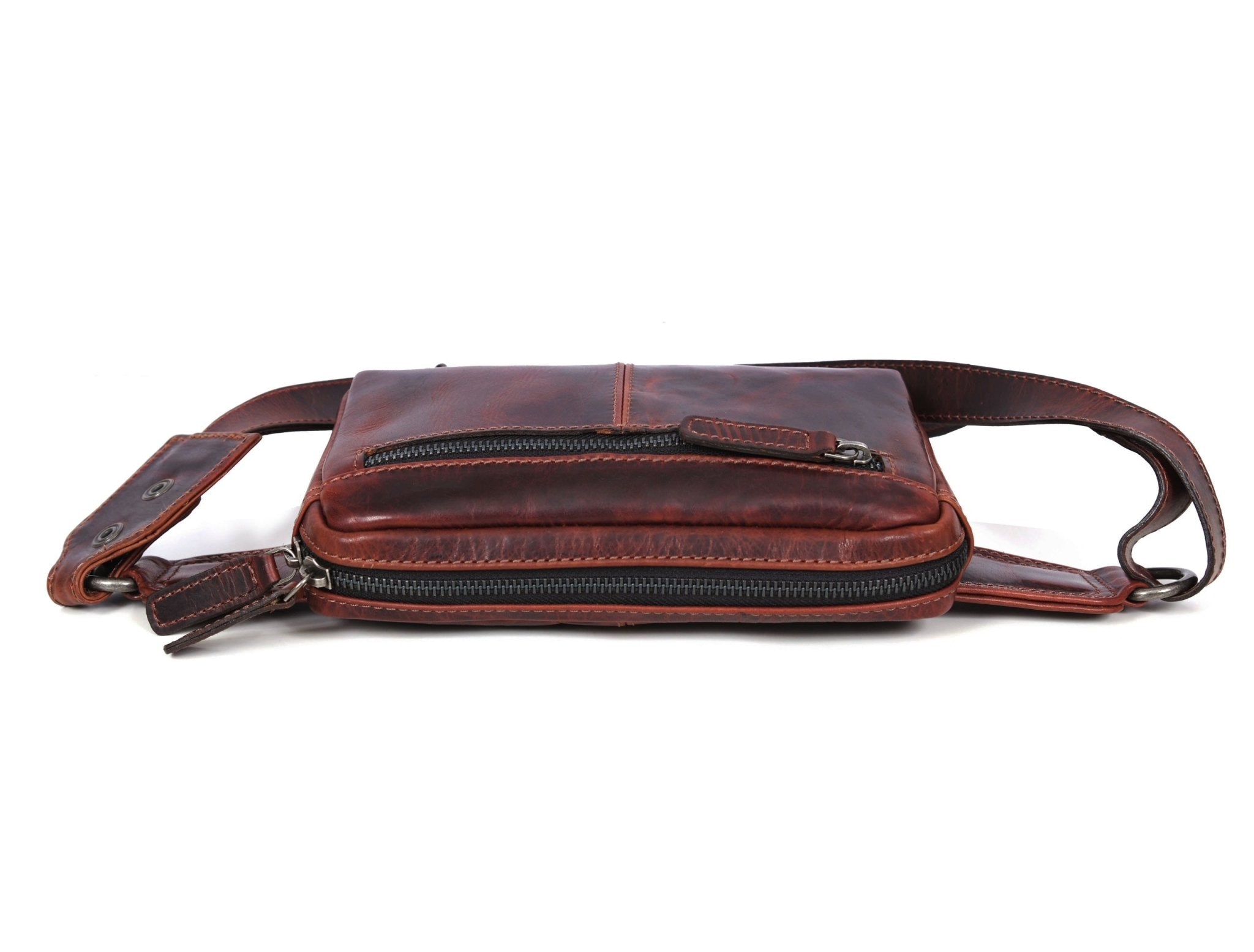 Manhattan - Leather Crossbody Fanny Bag - www.Shopthatapp.com