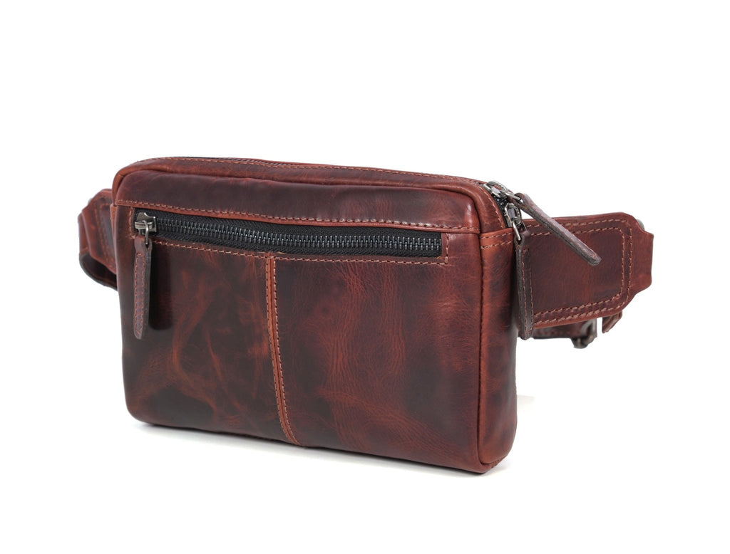 Manhattan - Leather Crossbody Fanny Bag - www.Shopthatapp.com