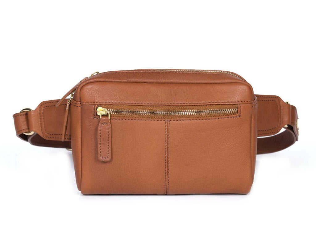 Manhattan - Leather Crossbody Fanny Bag - www.Shopthatapp.com