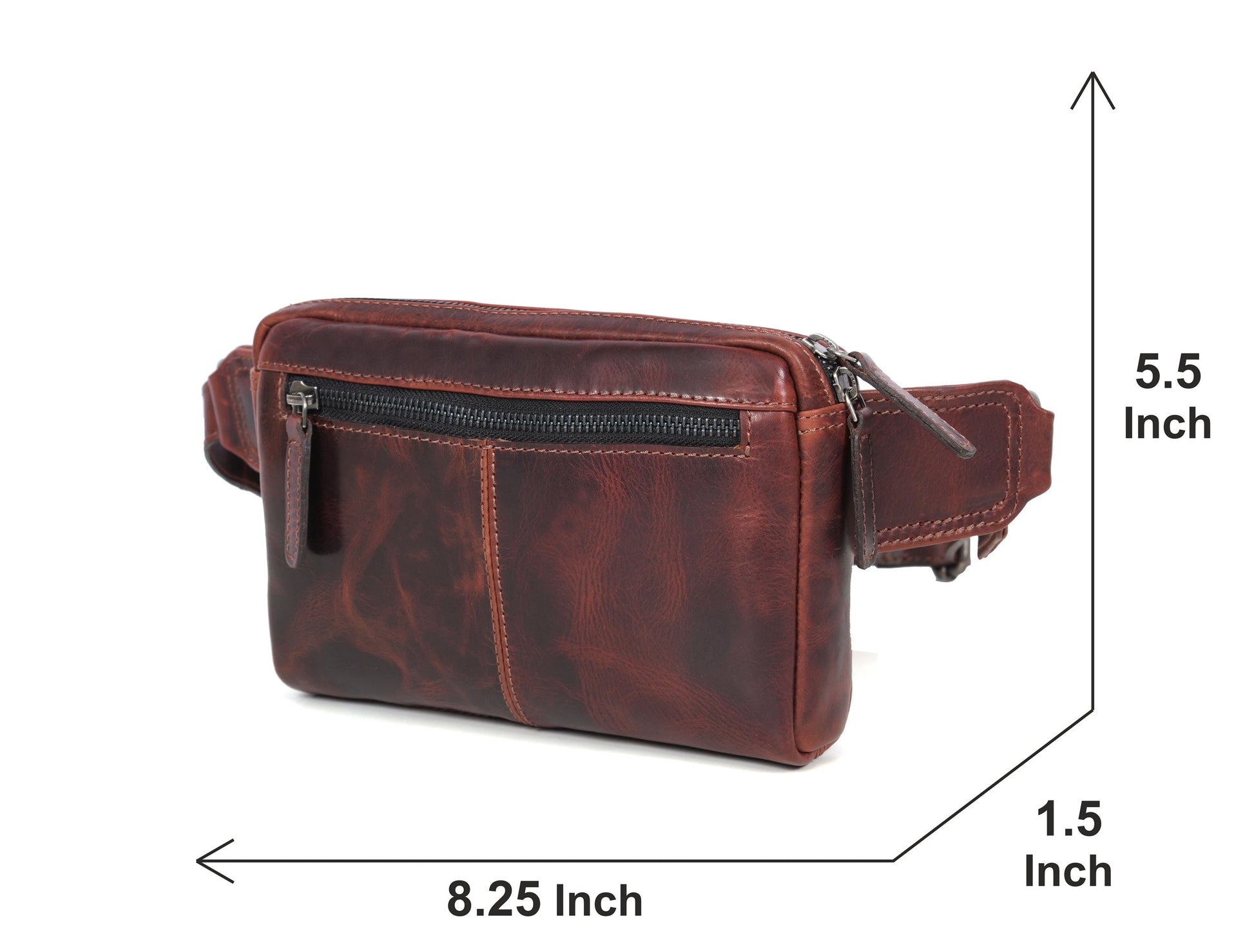 Manhattan - Leather Crossbody Fanny Bag - www.Shopthatapp.com