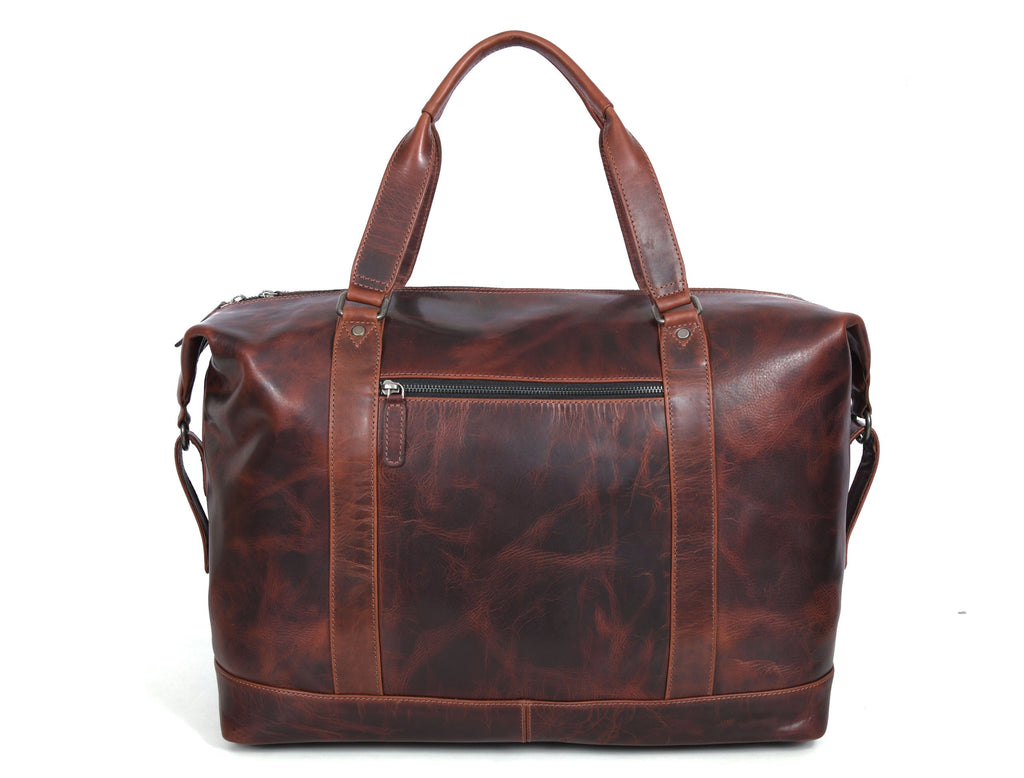 Manhattan - Leather Duffle Bag - www.Shopthatapp.com