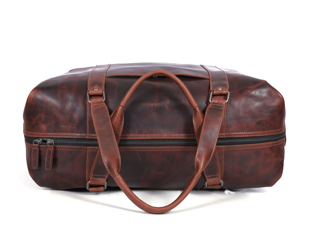 Manhattan - Leather Duffle Bag - www.Shopthatapp.com