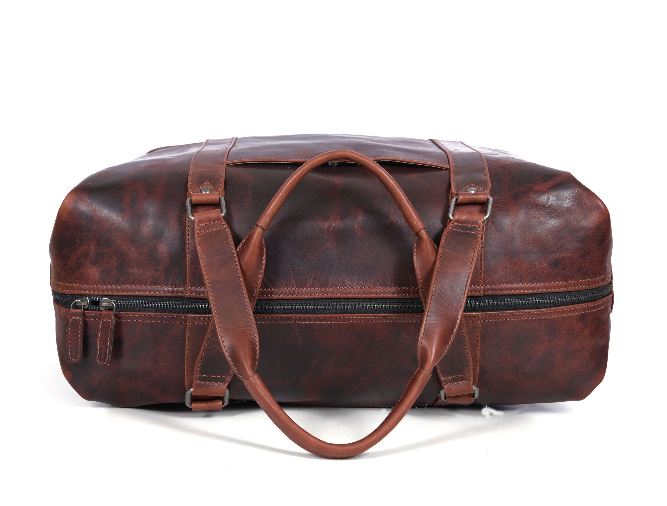 Manhattan - Leather Duffle Bag - www.Shopthatapp.com