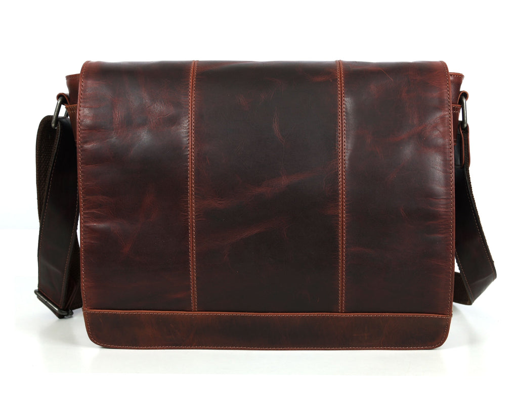 Manhattan - Leather Messenger bag - www.Shopthatapp.com