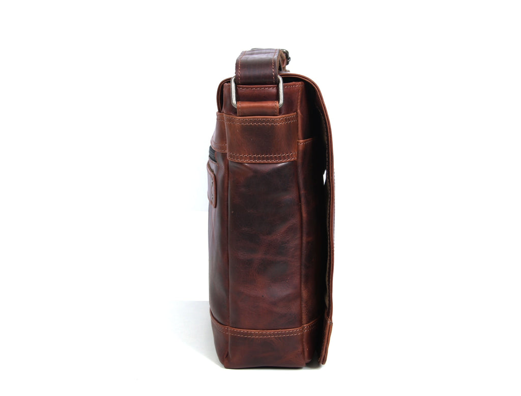 Manhattan - Leather Messenger bag - www.Shopthatapp.com