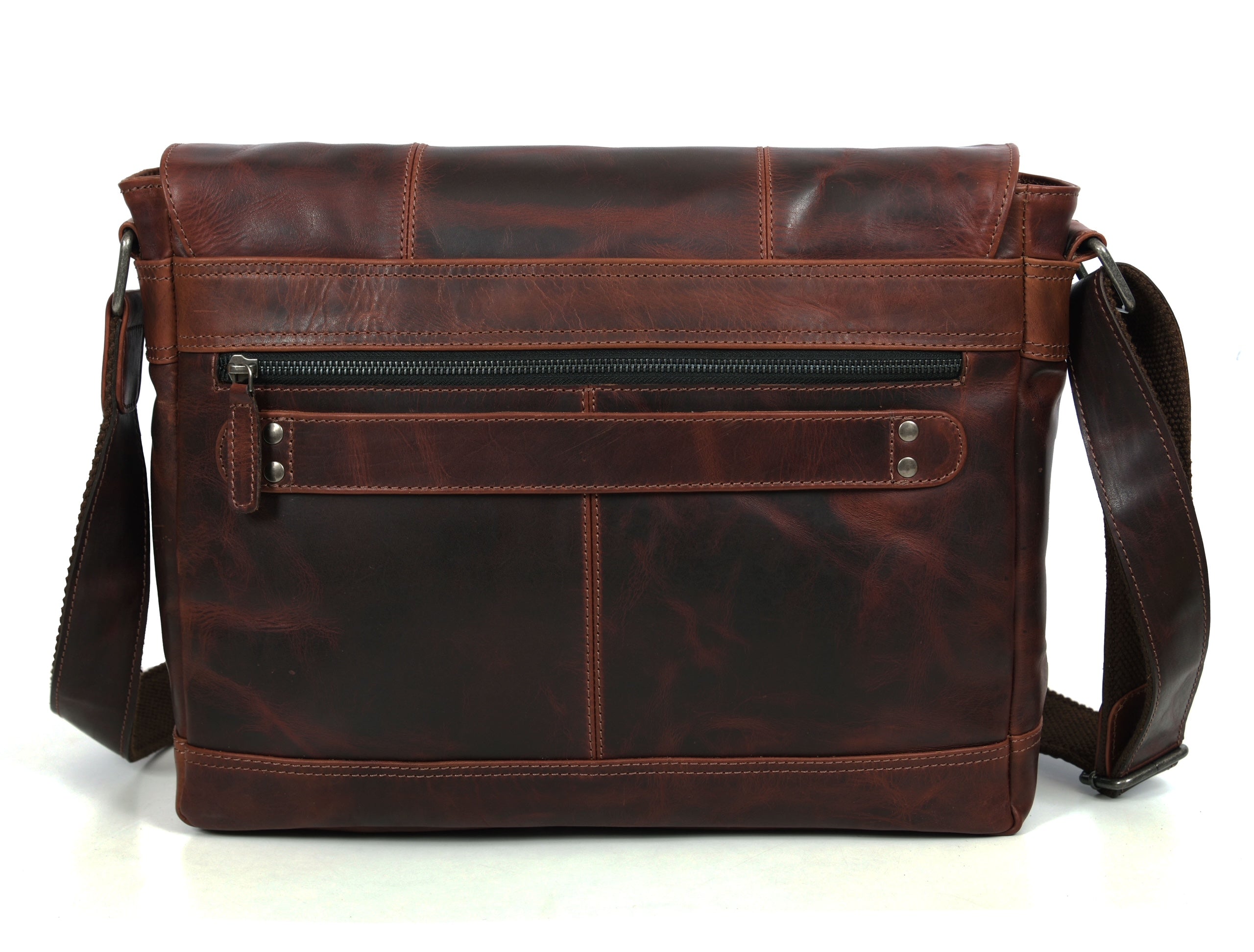 Manhattan - Leather Messenger bag - www.Shopthatapp.com