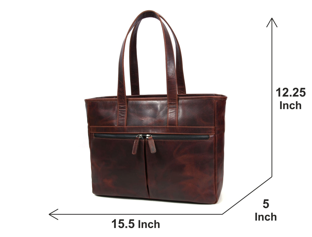 Manhattan - Leather Tote - www.Shopthatapp.com