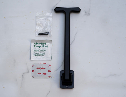 Manual Door Closer, Accessible, Interior or Exterior, Swivels Black ABS Plastic - www.Shopthatapp.com