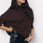 Pull col roulé en viscose Mariana
