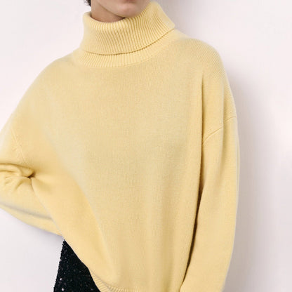 Pull col roulé en viscose Mariana