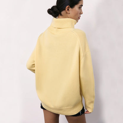 Pull col roulé en viscose Mariana