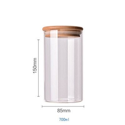 Mason Glass Storage Containers - www.Shopthatapp.com