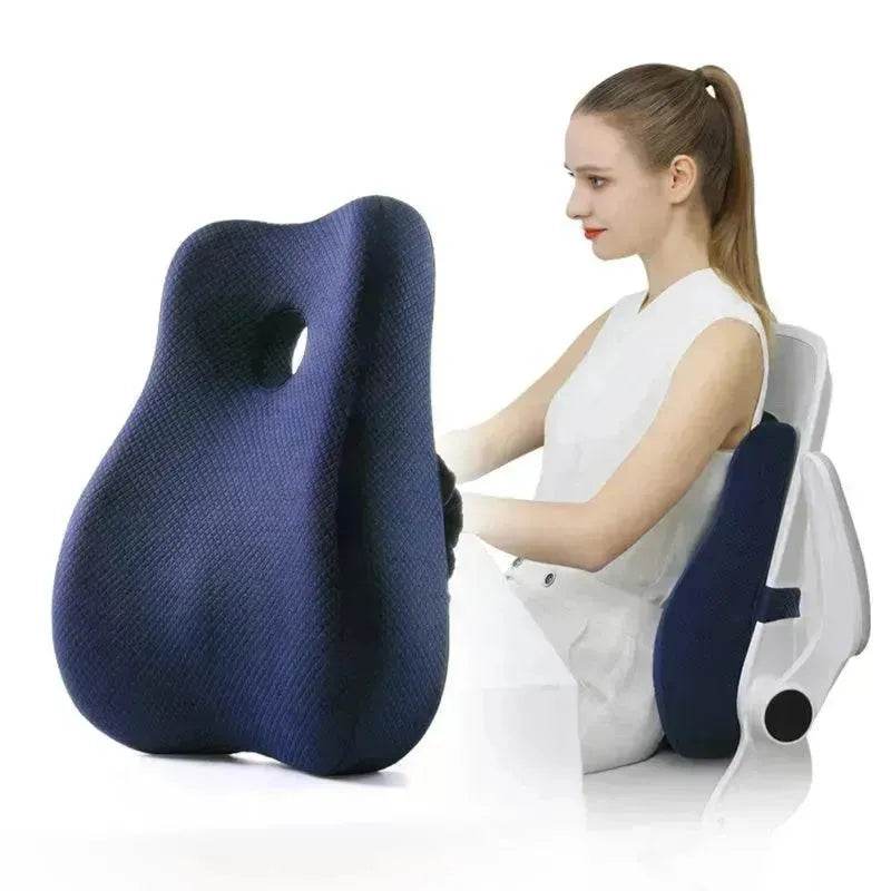 Memory Foam Office Chair Cushion Back - www.Shopthatapp.com