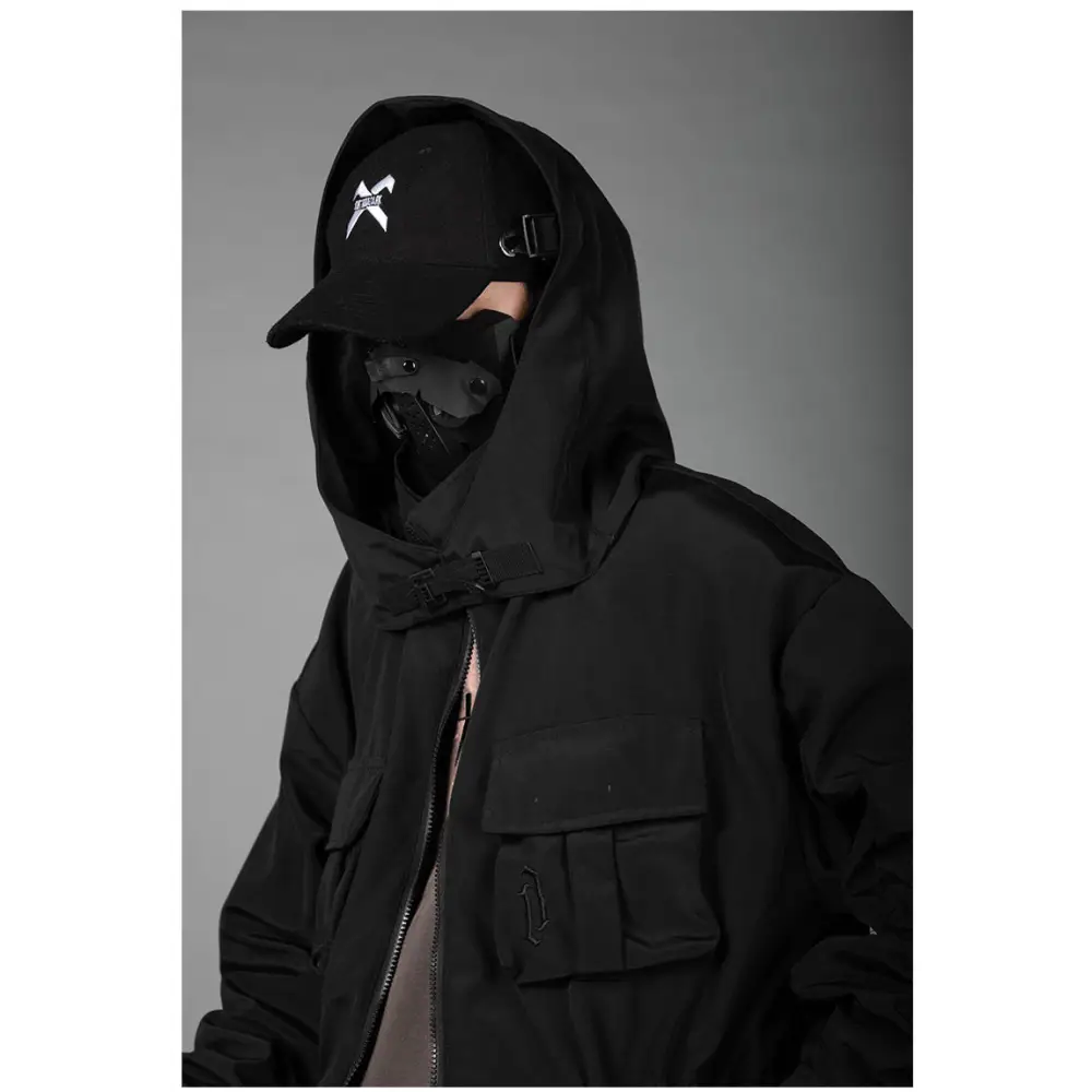 Men And Women With Standing Collars Large Pockets And Hooded Jackets - www.Shopthatapp.com