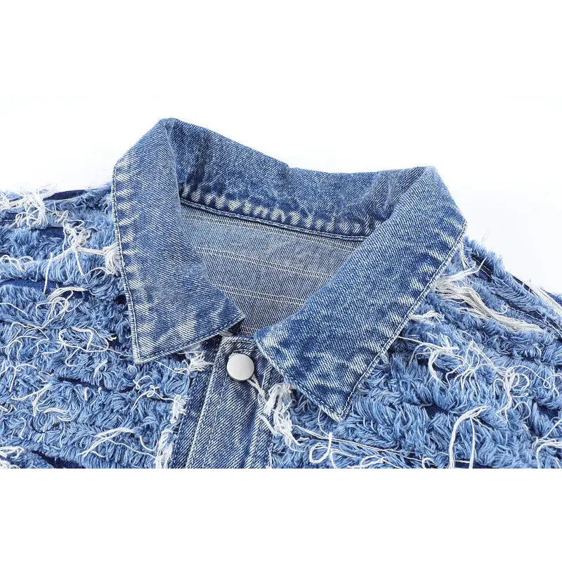 Men Fashion Brands Washed Old Three-dimensional Irregular Coat - www.Shopthatapp.com