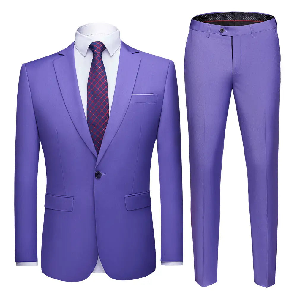 1 Button Jacket  Men's 3-piece suit – perfect for weddings, office & formal events. - www.Shopthatapp.com